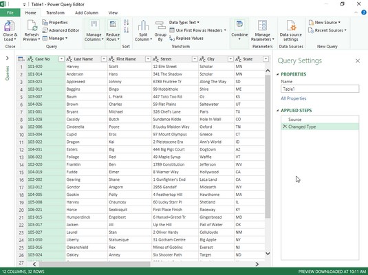Power Query de Excel