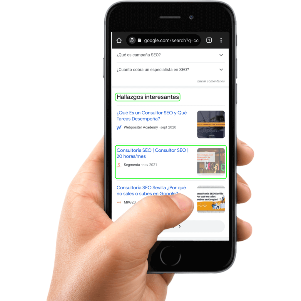 Hallazgos Interesantes de Google